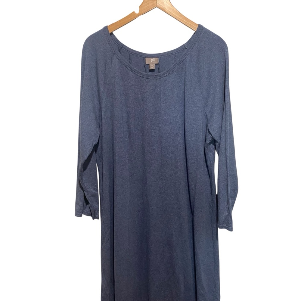 J. Jill Women’s Long Sleeve Blue Maxi Dress size XL